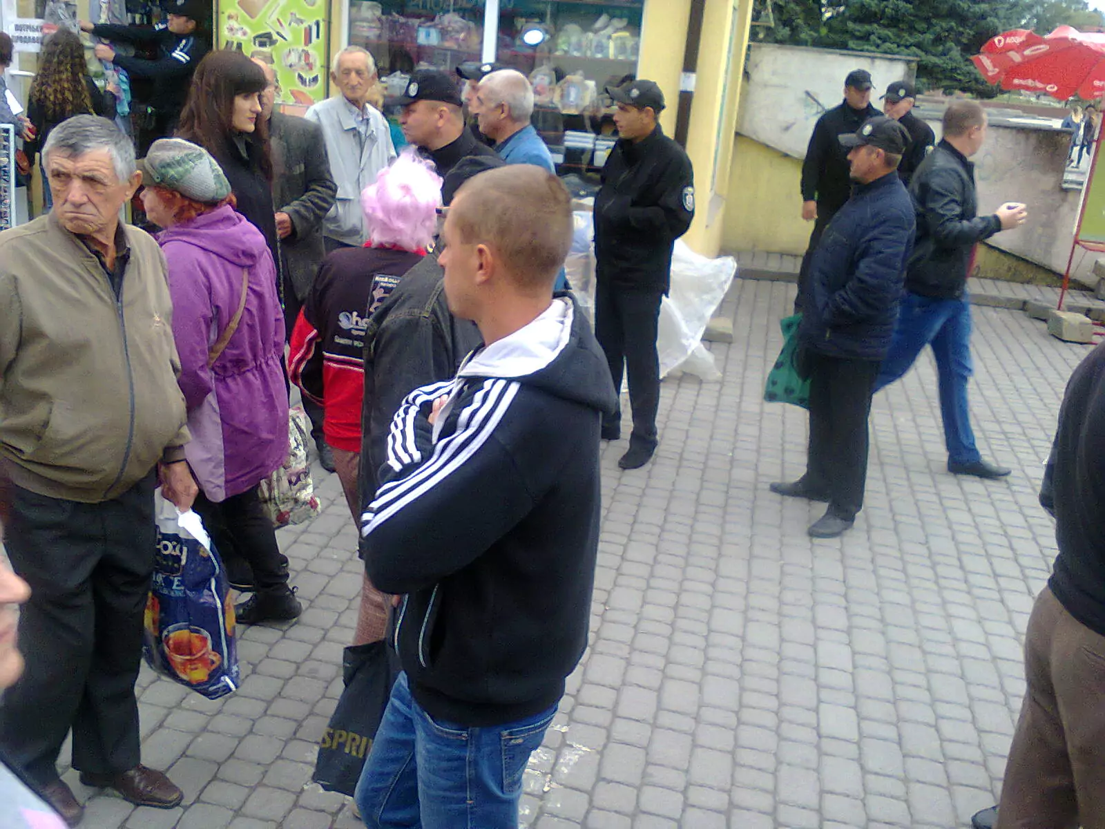 Піший протест на вулиці Ковальській