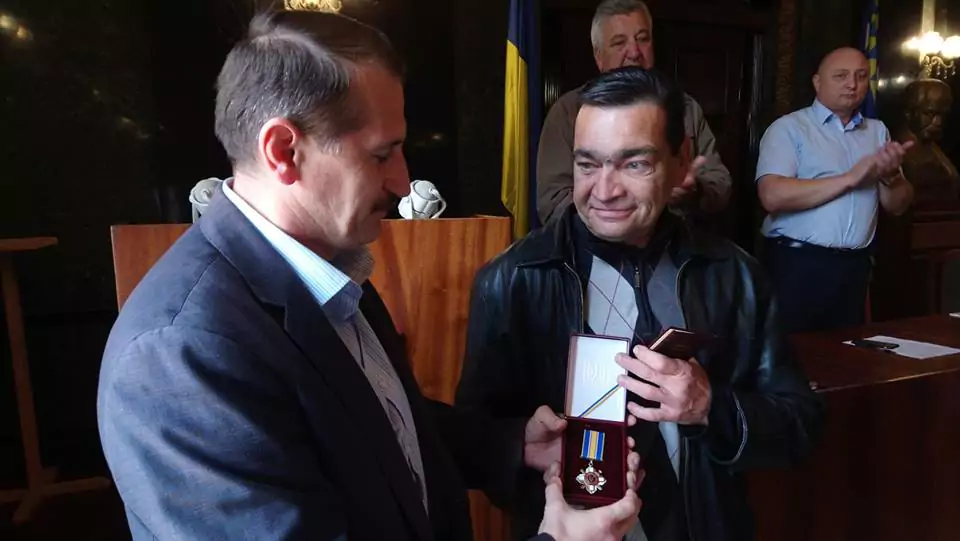 Дрогобичанина — учасника АТО Олексія Біжика нагороджено відзнакою Президента України