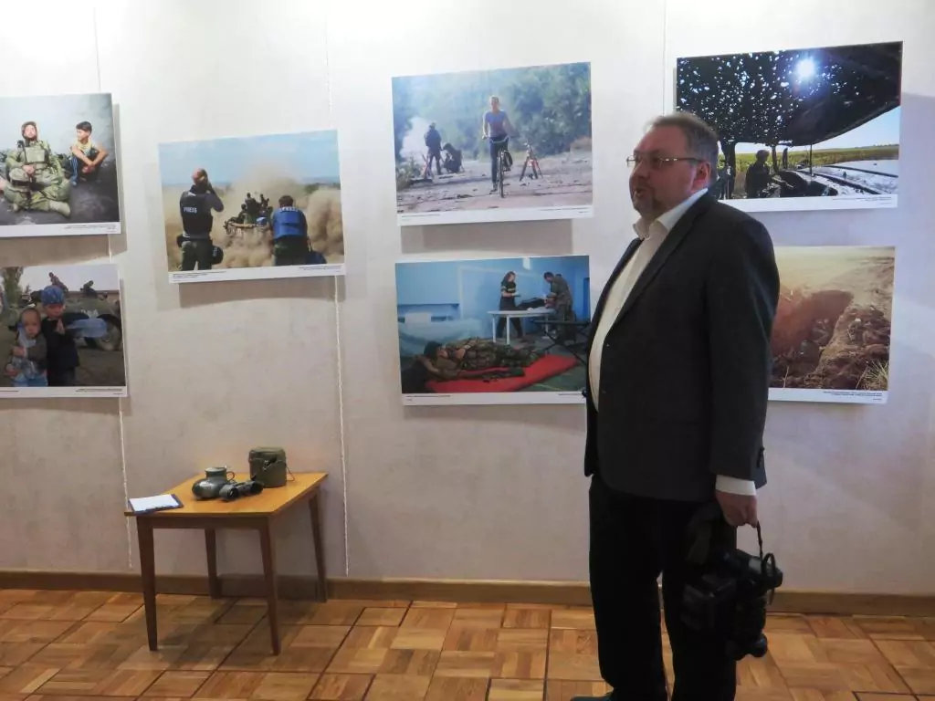 В музеї історії Трускавця відкрито фотовиставку «Донбас: війна та мир»