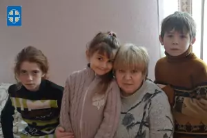 У Дрогобичі в Карітасі знайшла прихисток сім’я з Дебальцевого
